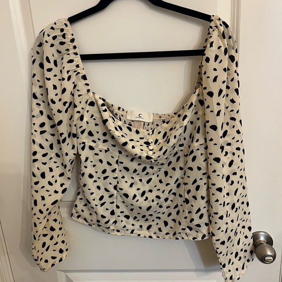Commense Long Sleeve Square Neck Top Size Large - Picture 2 of 12